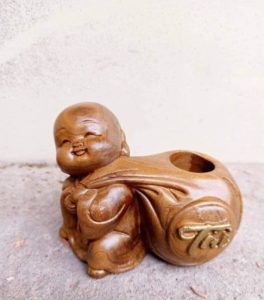 Lọ tăm gỗ hương  Lọ tăm gỗ hương