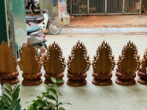 Bộ Tượng Dược Sư Gỗ Hương