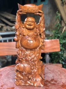 Di Lặc Dâng Bát Vàng Cá Chép