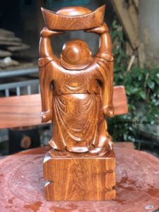 Di Lặc Dâng Bát Vàng Cá Chép