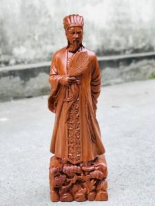 Tượng Khổng Minh Gỗ Hương