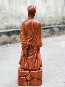 Tượng Khổng Minh Gỗ Hương