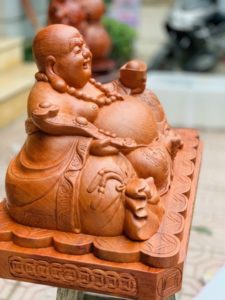 Tượng Phật Di Lặc Vạn Sự Như Ý Gỗ Hương Tượng Phật Di Lặc Vạn Sự Như Ý Gỗ Hương