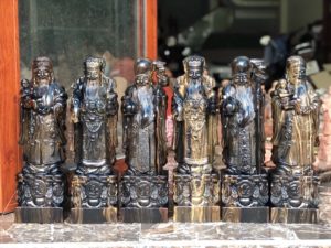 Tượng Phúc Lộc Thọ Gỗ Mun