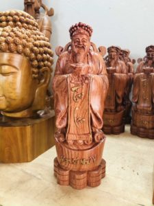 Tượng Thần Tài Gỗ Hương Tượng Thần Tài Gỗ Hương