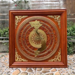 Tranh Trống Đồng Bản Đồ Việt Nam