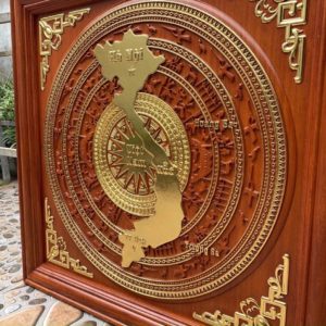 Tranh Trống Đồng Bản Đồ Việt Nam