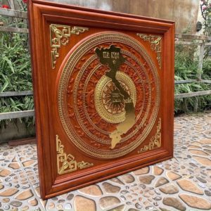 Tranh Trống Đồng Bản Đồ Việt Nam