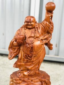 Tượng Phật Di Lặc Gỗ Hương