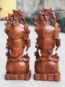 Tượng Di Lặc Ngũ Tặc Gỗ Hương