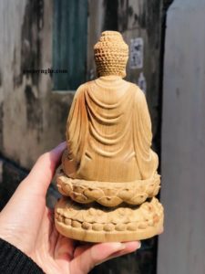 Tượng Phật Thích Ca Gỗ Bách Xanh Tượng Phật Thích Ca Gỗ Bách Xanh