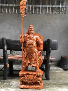 Tượng Quan Công Gỗ Hương