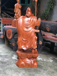 Tượng Quan Công Gỗ Hương